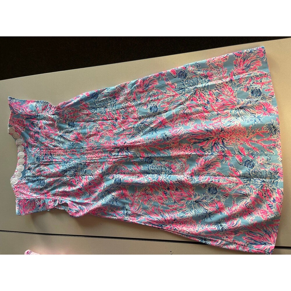 NWT Lilly Pulitzer Joan Tunic Dress Celestial Blue Medium - Picture 6 of 6